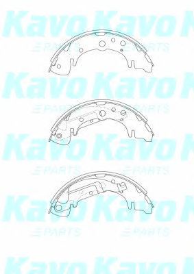 KAVO PARTS bs4407 -  Комплект тормозных колодок